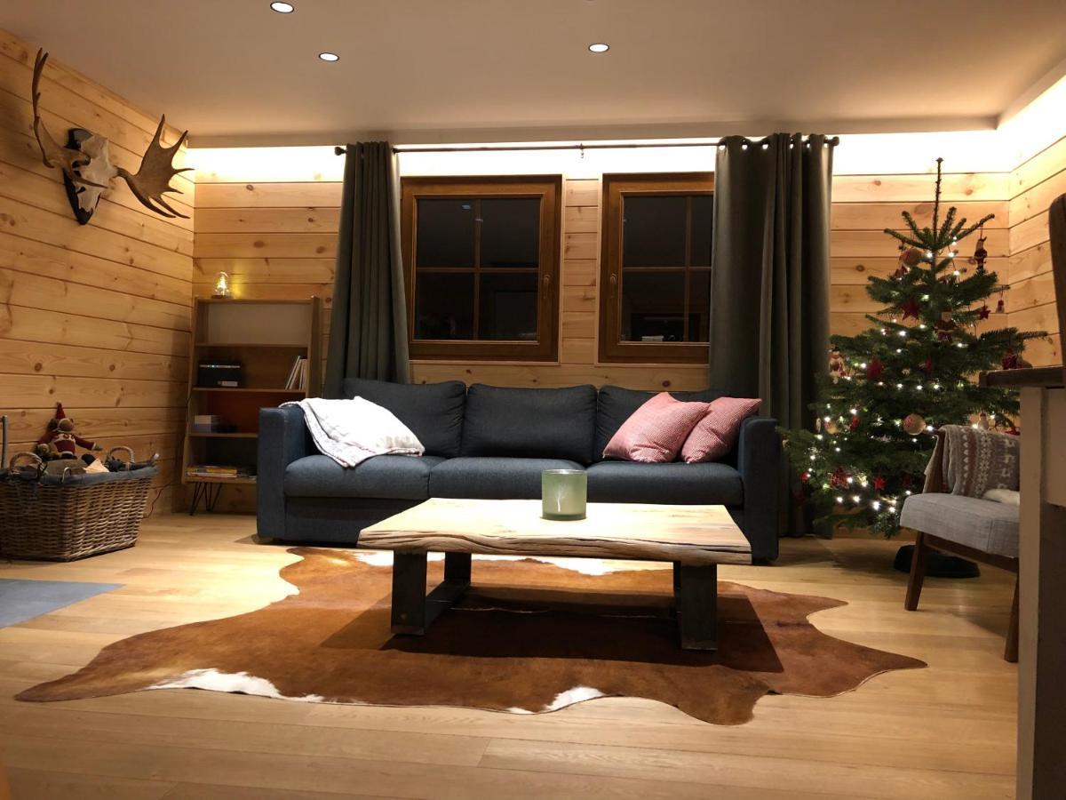 Chalet De Charme, Le "Caribou Lodge", Eifel Belge 比林根 外观 照片