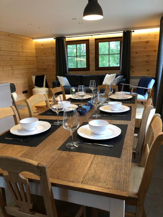 Chalet De Charme, Le "Caribou Lodge", Eifel Belge 比林根 外观 照片