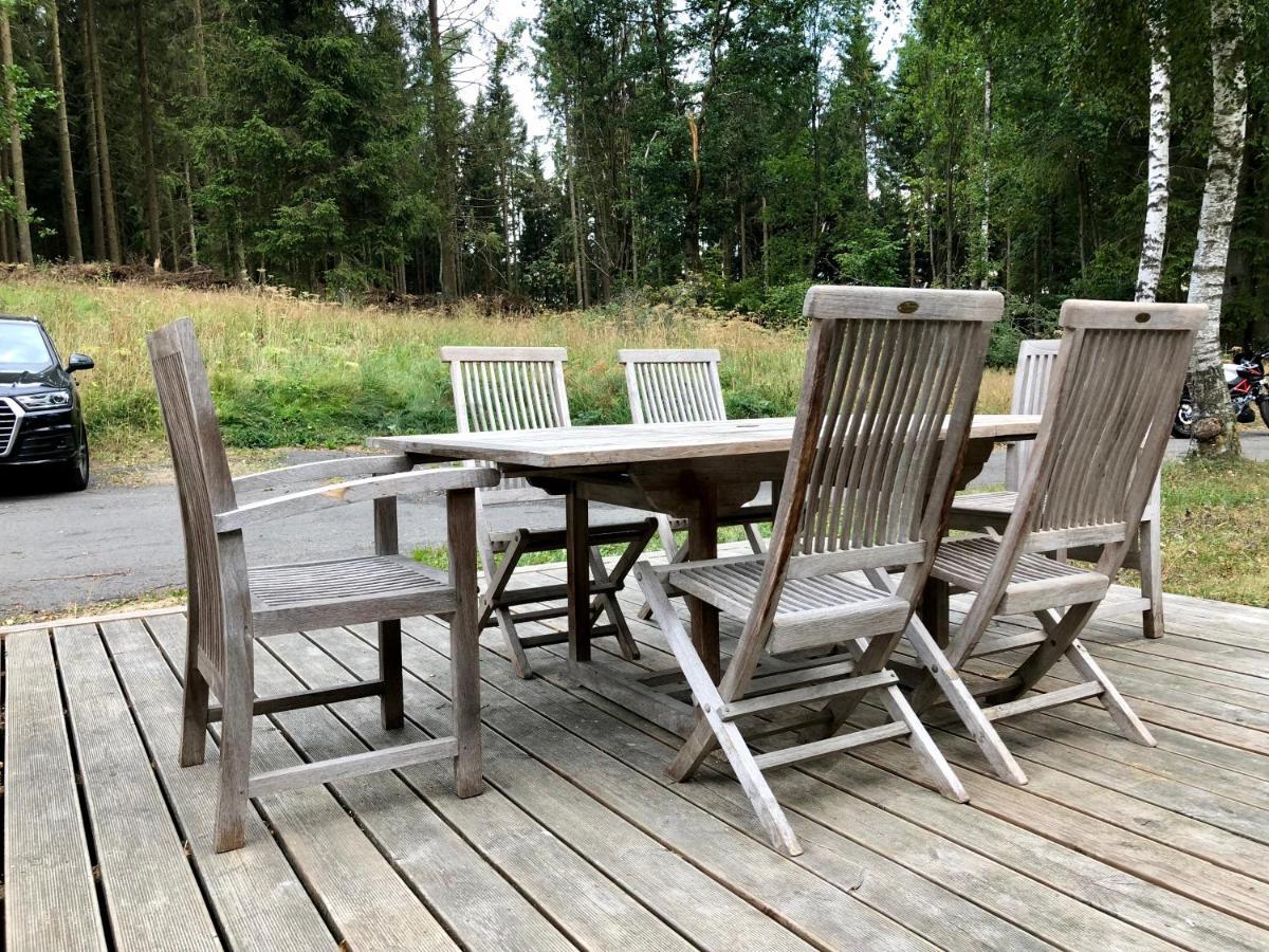 Chalet De Charme, Le "Caribou Lodge", Eifel Belge 比林根 外观 照片