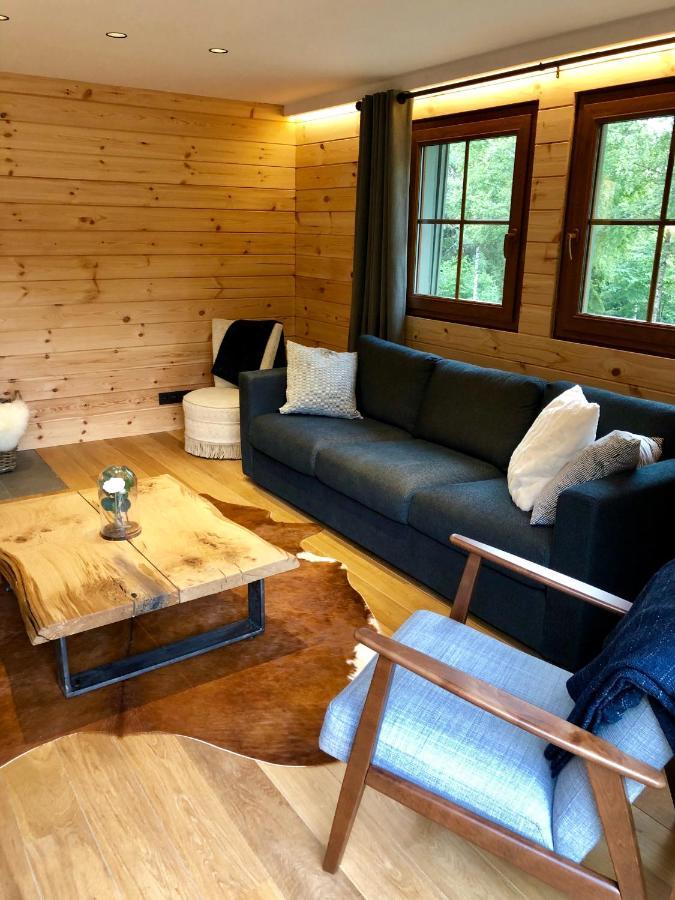 Chalet De Charme, Le "Caribou Lodge", Eifel Belge 比林根 外观 照片