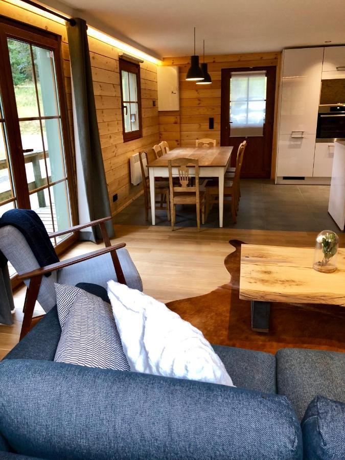 Chalet De Charme, Le "Caribou Lodge", Eifel Belge 比林根 外观 照片