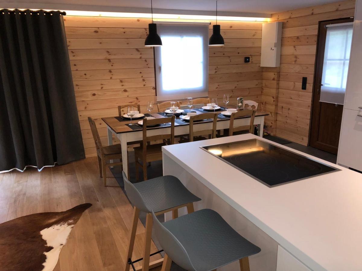 Chalet De Charme, Le "Caribou Lodge", Eifel Belge 比林根 外观 照片