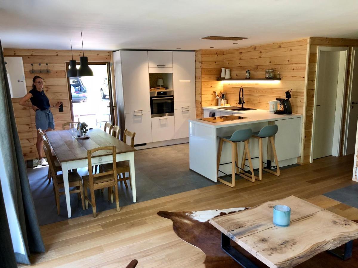 Chalet De Charme, Le "Caribou Lodge", Eifel Belge 比林根 外观 照片