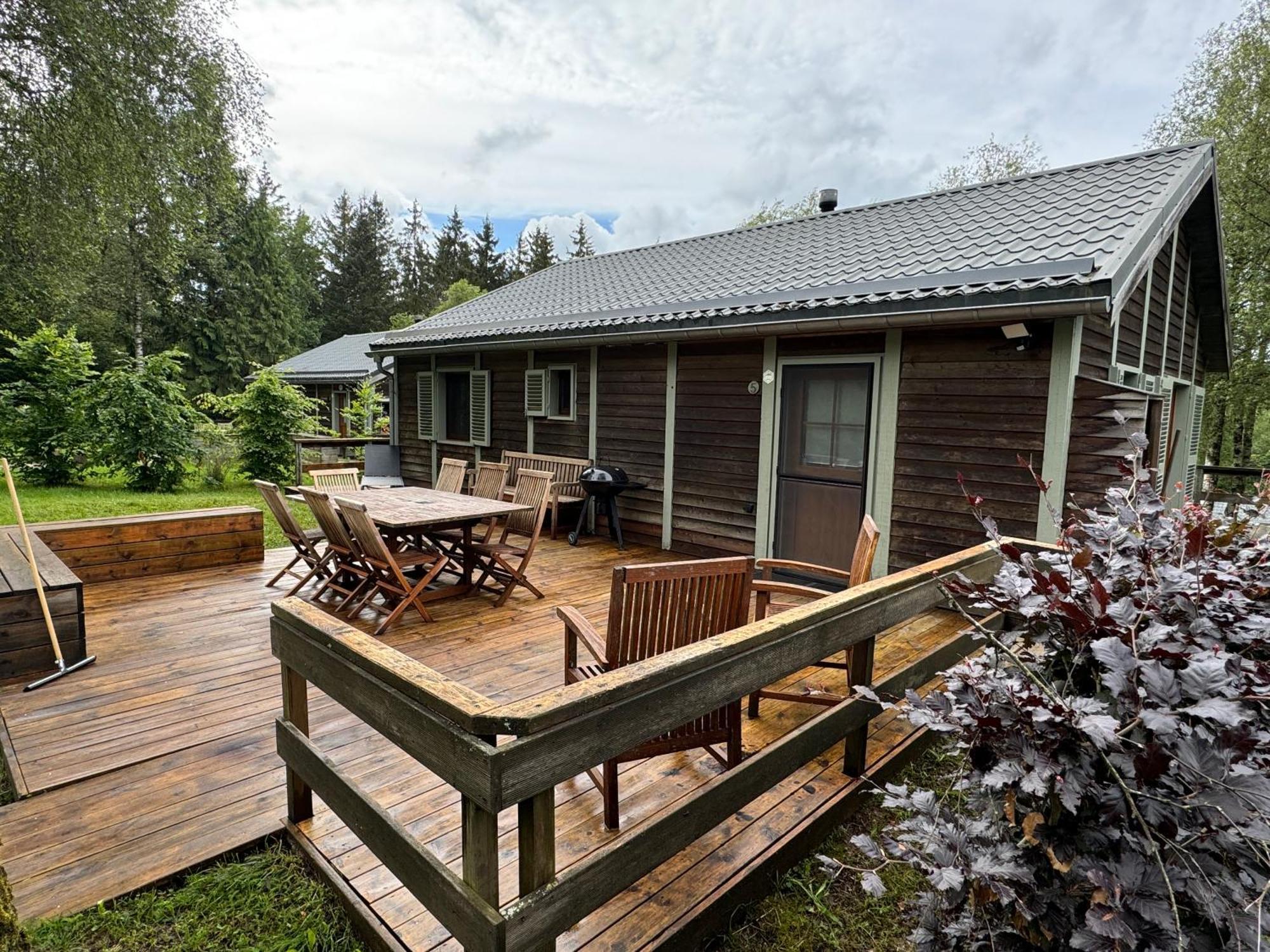 Chalet De Charme, Le "Caribou Lodge", Eifel Belge 比林根 外观 照片
